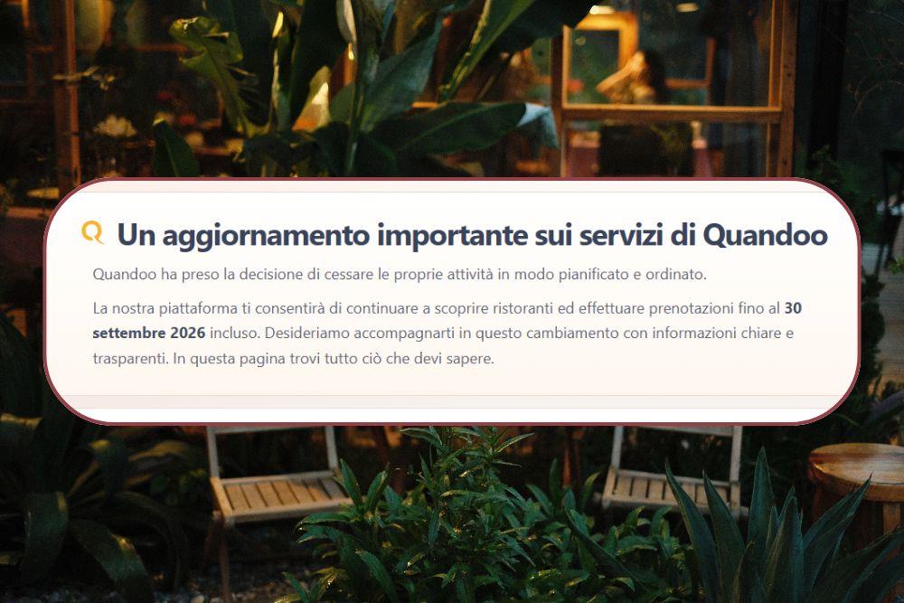 Alternativa a Quandoo: scopri Cooperto